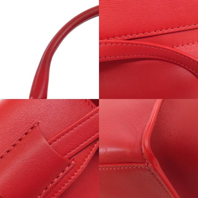 美品【セリーヌ】2トーンラムスキンレザートートバッグ 2way CELINE(セリーヌ) / 2wayトートバッグ/レザー/ブラック/無地