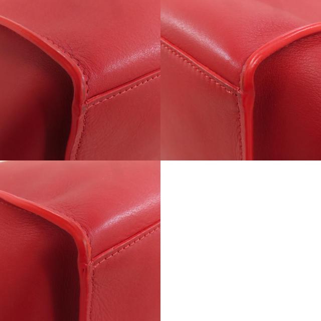 美品【セリーヌ】2トーンラムスキンレザートートバッグ 2way CELINE(セリーヌ) / 2wayトートバッグ/レザー/ブラック/無地