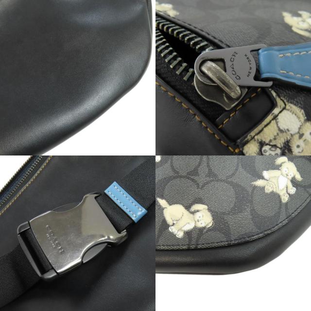 COACH コーチ CC123 ワーレン ベルト バッグ シグネチャー ボディ