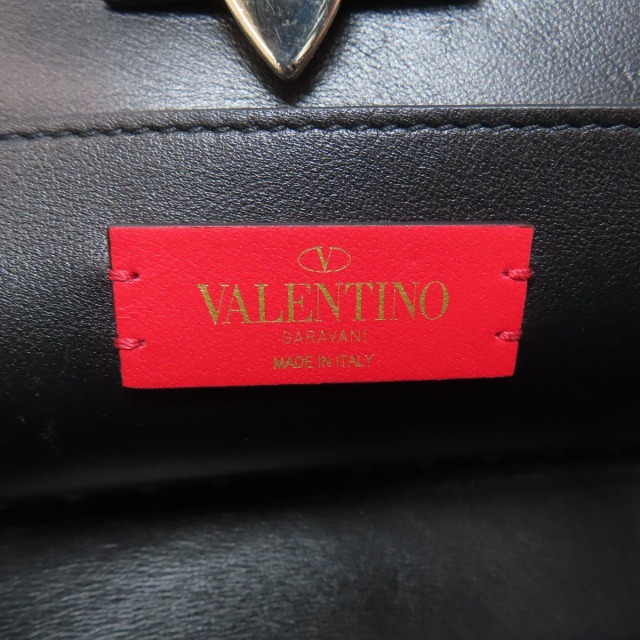 VALENTINO スタッズ付きショルダーバッグ 赤 VALENTINO ヴァレンティノ キャンディスタッズ チェーン