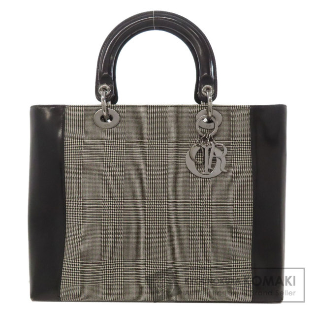 CHRISTIAN DIOR クリスチャンディオール チェック柄 トート