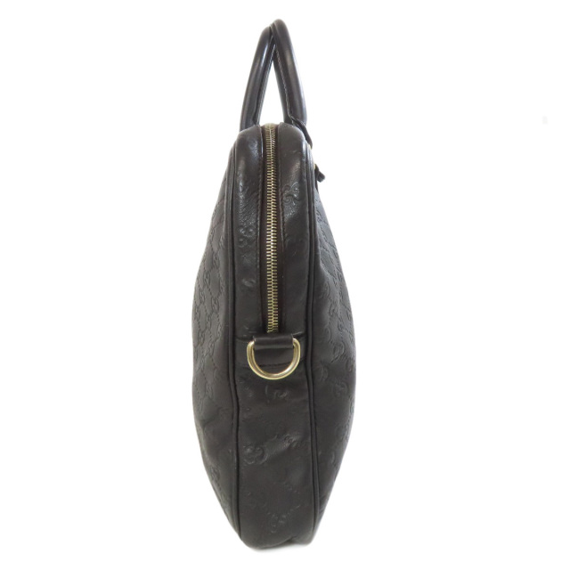 GUCCI グッチ 208463 GGシグネチャー シマ ビジネスバッグ レザー