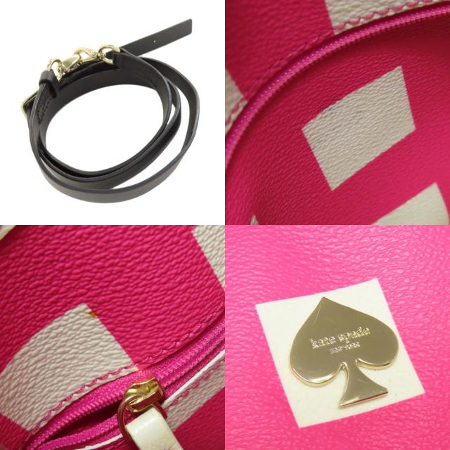 kate spade ケイトスペード チェック柄 2WAY トートバッグ PVC