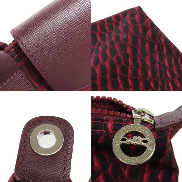 ロンシャン ハンドバッグ クロコ柄 2WAY