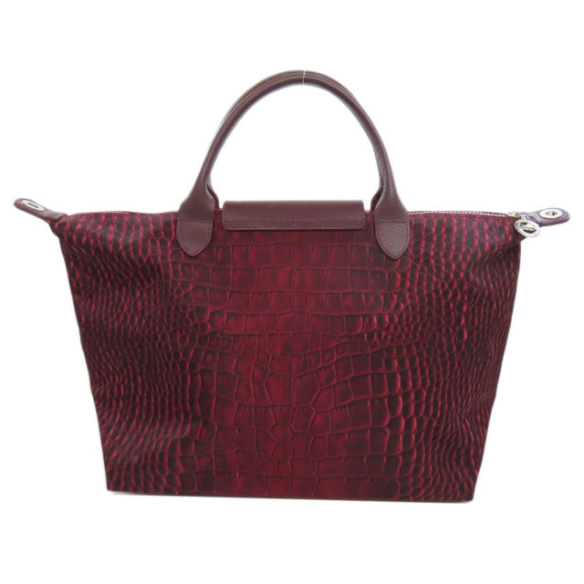 ロンシャン ハンドバッグ クロコ柄 2WAY