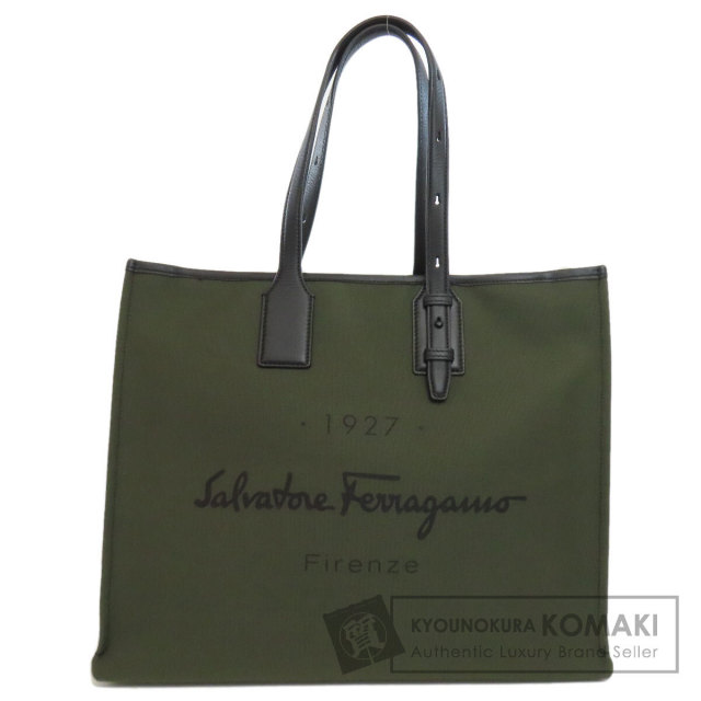 サルヴァトーレフェラガモ トートバッグ ロゴ
