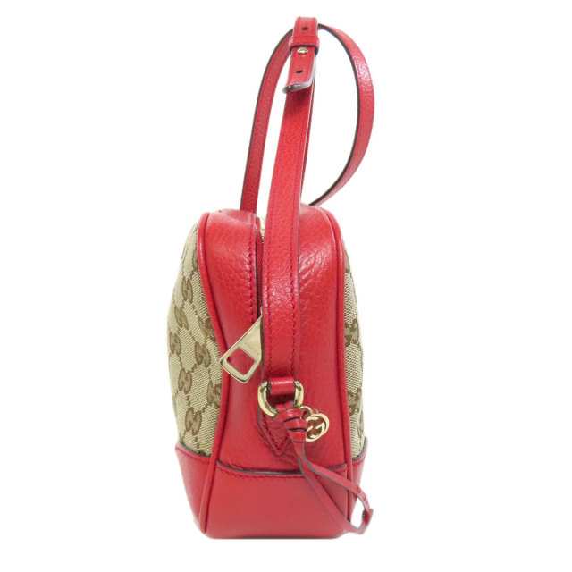 GG (美品)グッチ GUCCI GGキャンバス 2way バッグ 斜め掛け