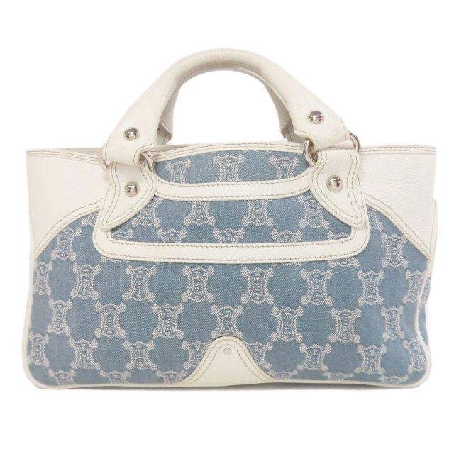 CELINE セリーヌ ブギーバッグ ハンドバッグ キャンバス/レザー 