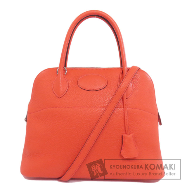 HERMES エルメス ボリード31 アネモネ シルバー金具 HERMES エルメス ボリード31 シルバー金具 ハンドバッグ