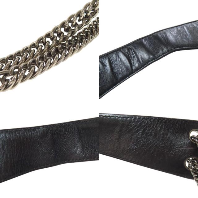 CHANEL シャネル チョコバー シルバー金具 ショルダーバッグ