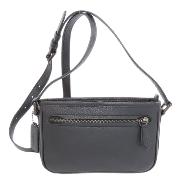 美品COACH 黒 レザー スリムバッグ COACH コーチ CM335 ベック スリム ショルダーバッグ レザー
