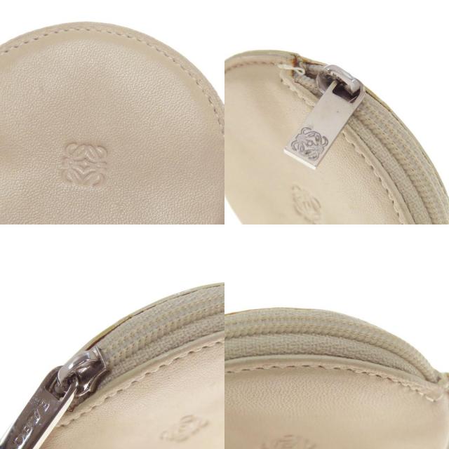 ロエベ　コインケース　丸 LOEWE ロエベ アナグラム 丸形 コインケース カーフ レディース