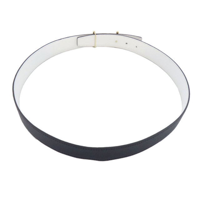 HERMES エルメス Hベルト ゴールド金具 ベルト エプソン メンズ