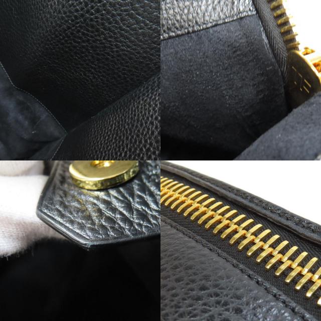 TOM FORD トム・フォード ジッパー 2WAY ハンドバッグ レザー