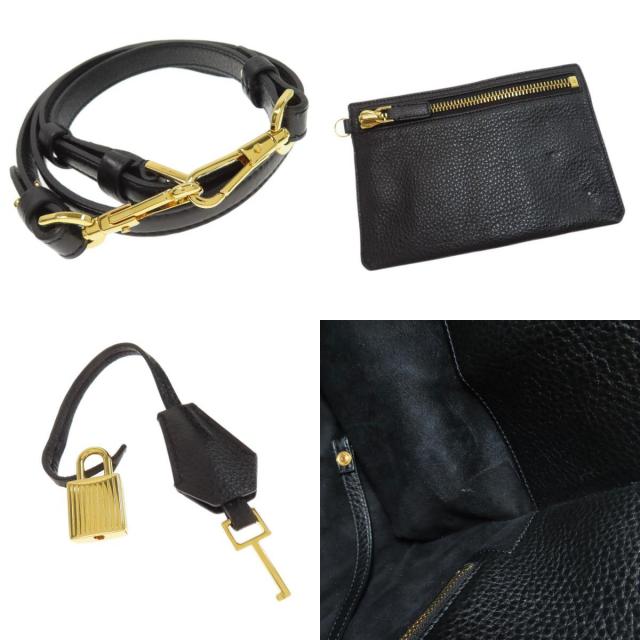 TOM FORD トム・フォード ジッパー 2WAY ハンドバッグ レザー