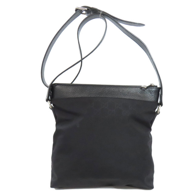 GUCCI ナイロンバッグ GUCCI(グッチ) / ショルダーバッグ_GGナイロン/ナイロン/BLK