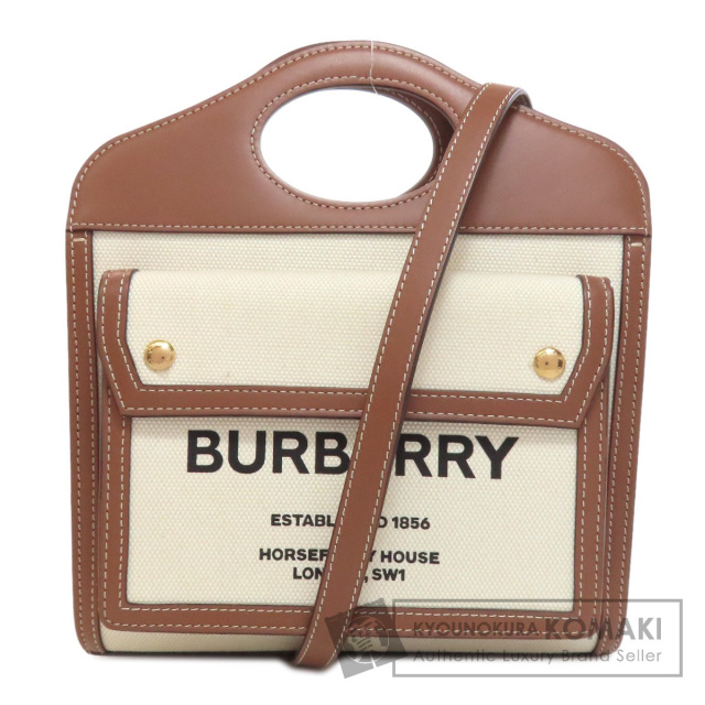 BURBERRY バーバリー 2WAY ハンドバッグ レザー レディース