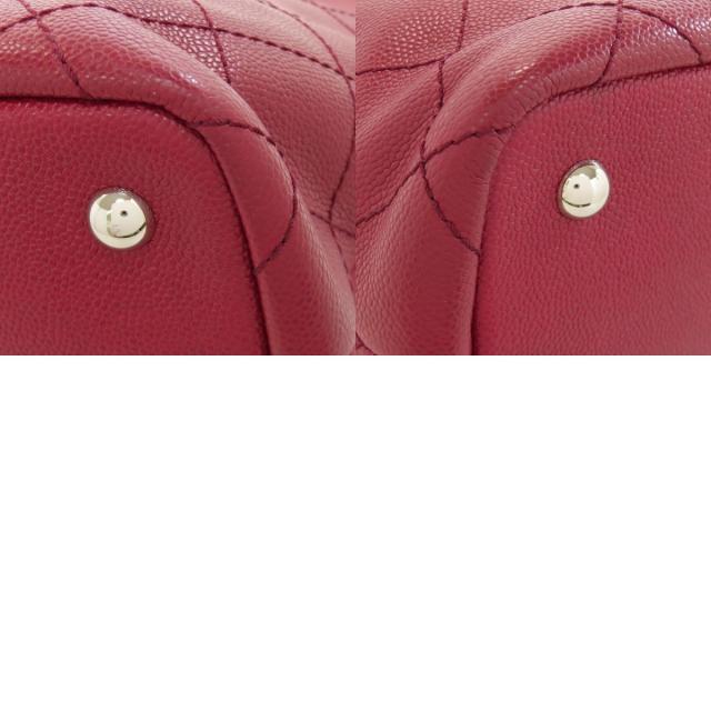 CHANELシャネル☆ムートンハンドバッグ☆ハンドルロゴ☆シャーリングファー☆赤 シャネル CHANEL ココハンドル29 Vステッチ ボルドー ラムスキン