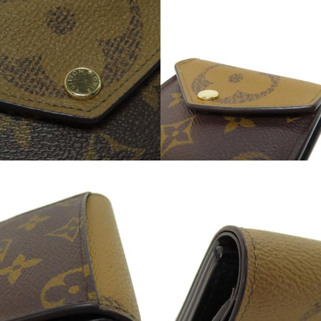 LOUIS VUITTON ルイヴィトン M80725 ゾエ 二つ折り財布（小銭入れあり） モノグラムリバース レディース [中古] LOUIS VUITTON ルイヴィトン M80725 ゾエ 二つ折り財布（小銭入れあり