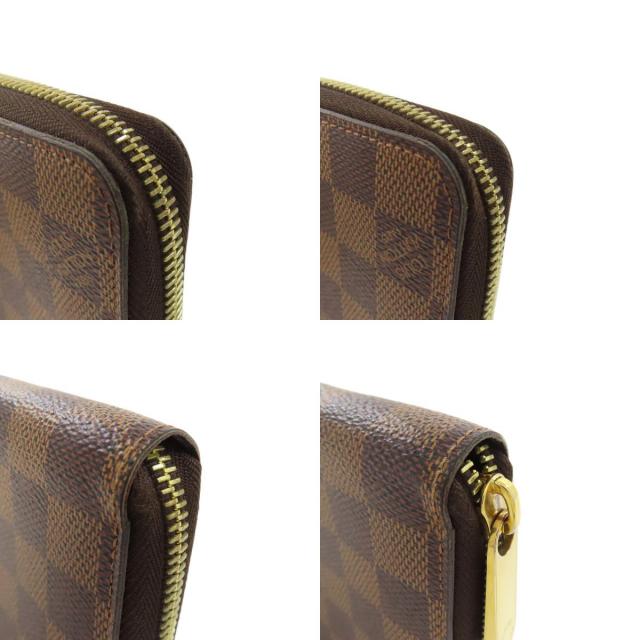 LOUIS VUITTON ルイヴィトン N41661 ジッピー・ウォレット 長財布（小銭入れあり） ダミエキャンバス レディース [中古] ルイ ヴィトン ダミエ ジッピーウォレット ブラウン N41661 ダミエ