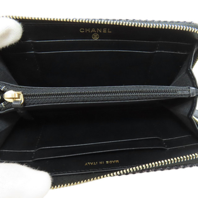 CHANEL シャネル ドーヴィル スモールジップウォレット 長財布（小銭