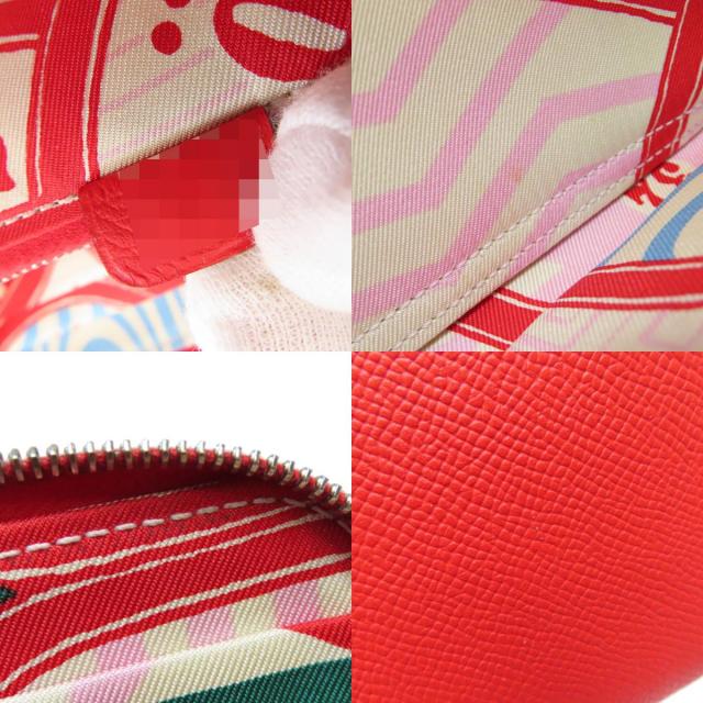 HERMES エルメス アザップシルクイン ロング シルバー金具 長財布