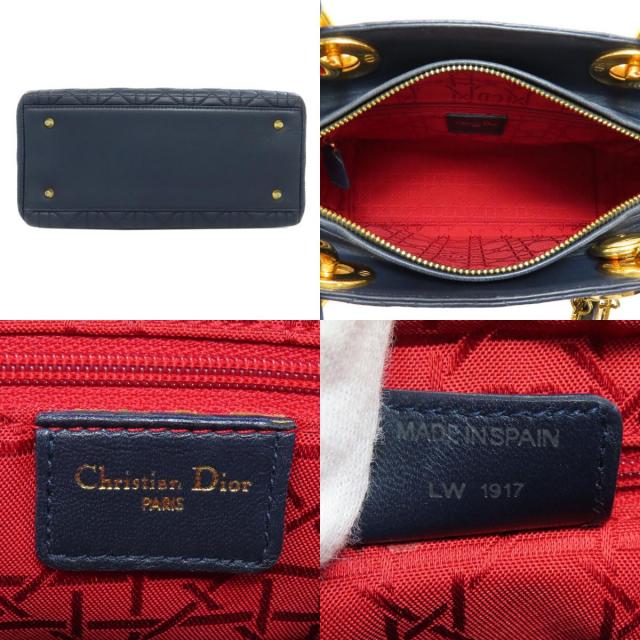 Dior クリスチャンディオール ハンドバッグ 2way がま口財布付き 茶色 クリスチャンディオール ハンドバッグ 2way がま口財布付き 茶色