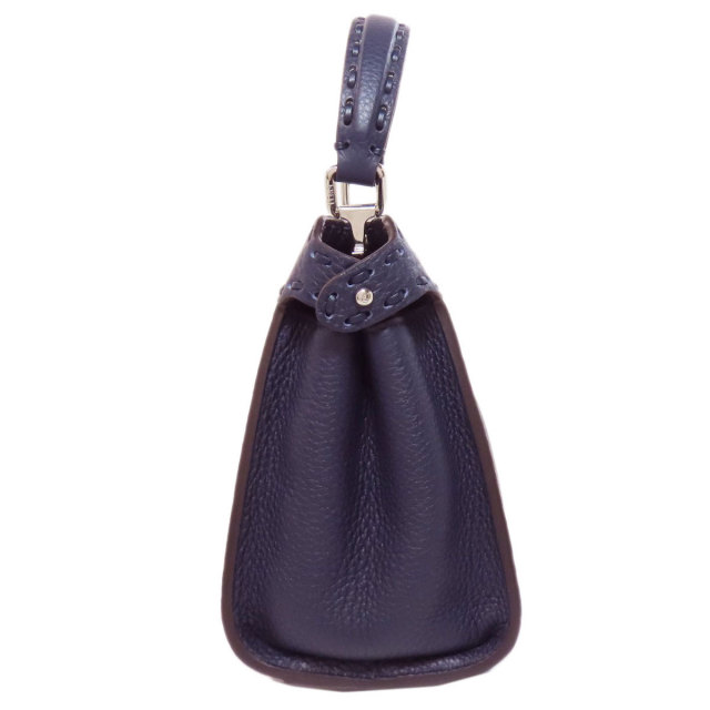 FEND/ピーカブーフィット/フェンディ/ハンドバッグ/ショルダー/紺/セレリア 23FW【FENDI】ピーカブー スモール ミッドナイトブルー セレリア