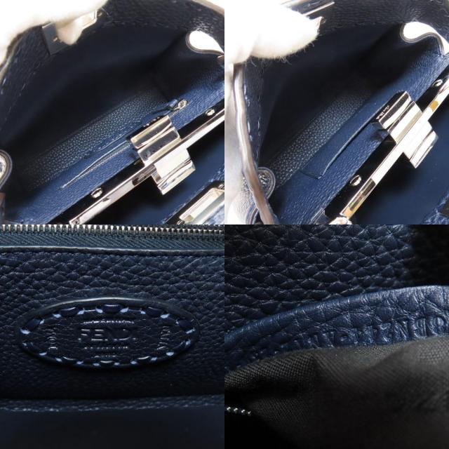 FENDI フェンディ ピーカブー ミニ セレリア 2WAY ハンドバッグ カーフ