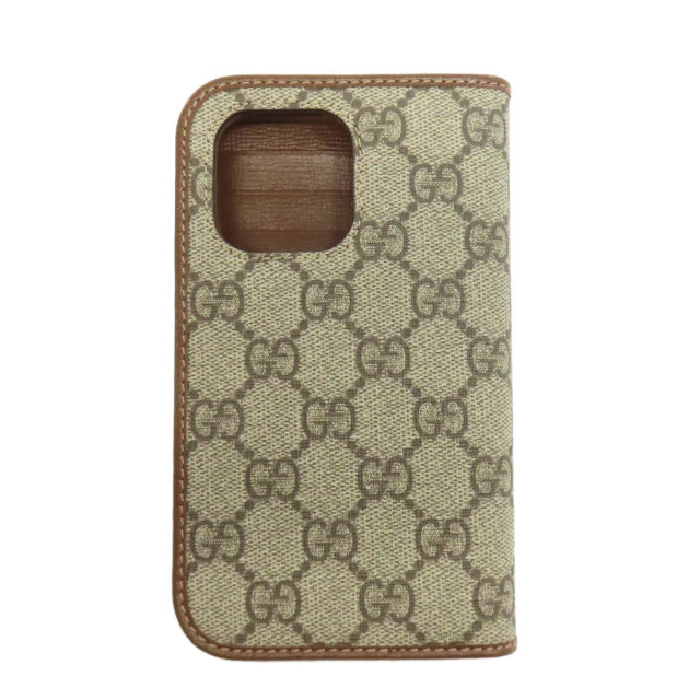 GUCCI グッチ 760185 GGスプリーム iPhone15pro iPhoneケース PVC