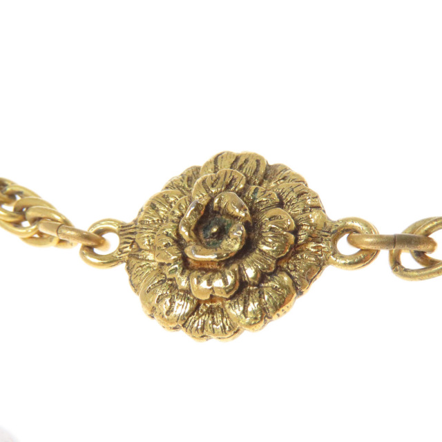 公式の  CHANEL シャネル フラワーモチーフ ネックレス 金属製 アクセサリー
