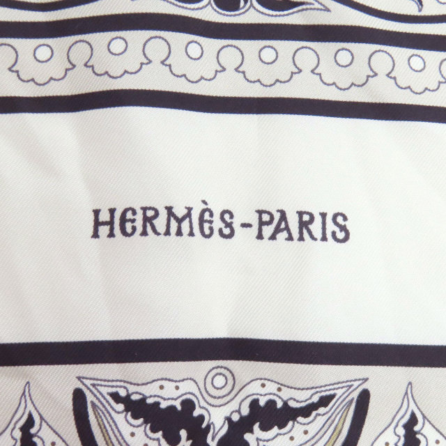 HERMES エルメス カレ90 ビザンチンの空 スカーフ シルク レディース