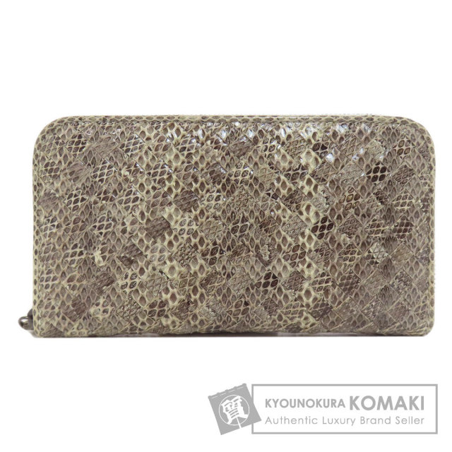 BOTTEGA VENETA ボッテガヴェネタ イントレチャート パイソン 長 BOTTEGA VENETA ボッテガヴェネタ イントレチャート パイソン 長
