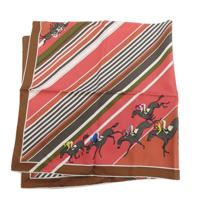 エルメススカーフ90×90 HERMES エルメス スカーフ カレ90 ブラゾン アンカドレ 黒