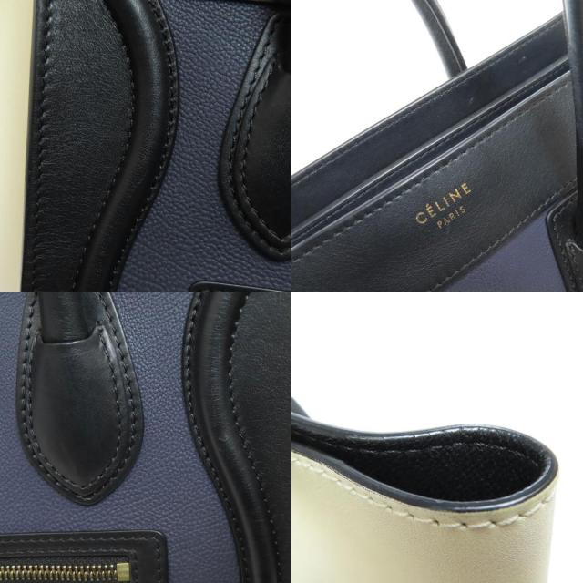 CELINE セリーヌ ラゲージ マイクロ ハンドバッグ カーフ