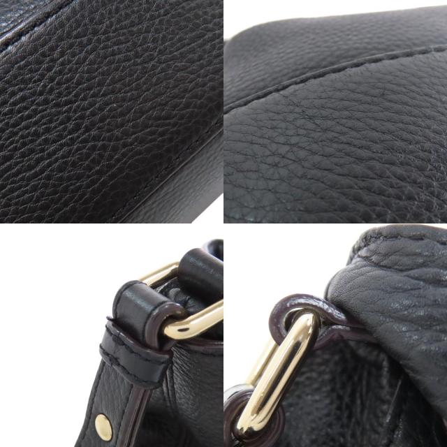 kate spade ケイトスペード 巾着 リボン ショルダーバッグ レザー