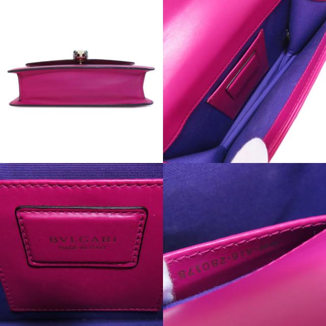 BVLGARI ブルガリ ショルダーバッグ ピンク系 - 4500925F0003 BVLGARI - ブルガリ BVLGARI セルペンティ フォーエバー