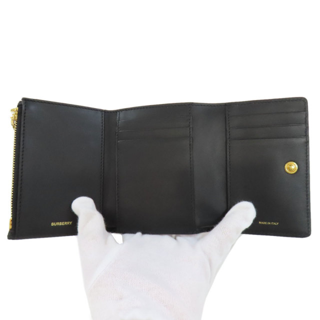 BURBERRY バーバリー TBロゴ 二つ折り財布（小銭入れあり） レザー  