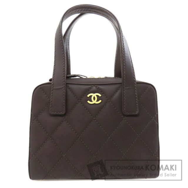 CHANEL シャネル ココマーク ワイルドステッチ ゴールド金具