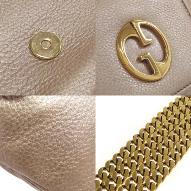 GUCCI グッチ 251821 チェーンショルダー ショルダーバッグ レザー