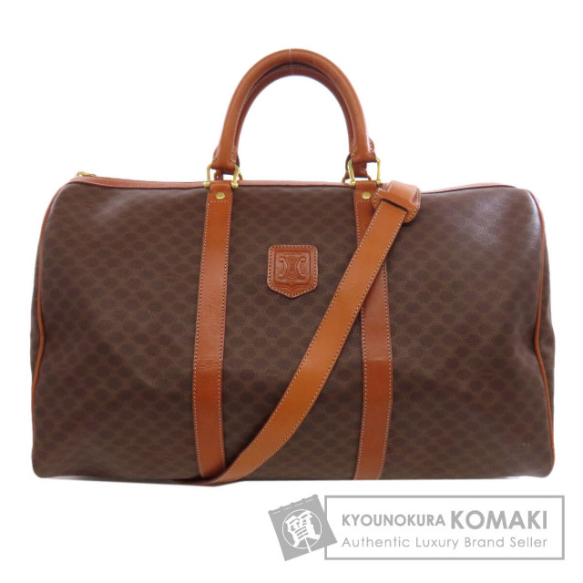 セリーヌ ボストンバッグ マカダム柄