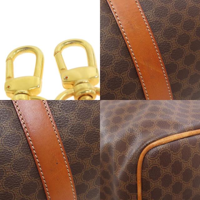 CELINE セリーヌ マカダム柄 ボストンバッグ PVC レディース [中古