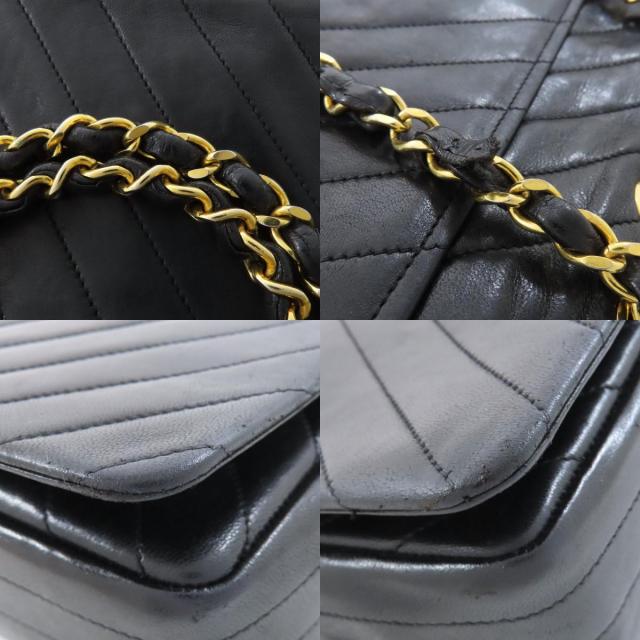 【VINTAGE】シャネル バイアスステッチチェーンショルダーバッグ シャネル CHANEL バイアスステッチ チェーンショルダーバッグ 3