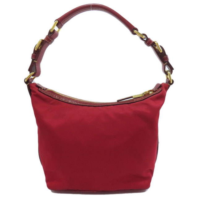 PRADA プラダ BR3121 ロゴ金具 ハンドバッグ ナイロン素材 レディース