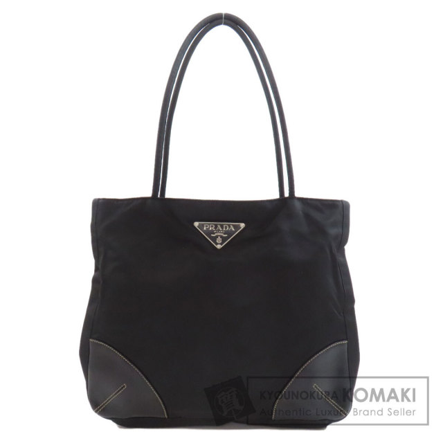 美品【PRADA】トートバッグ　ロゴ金具　ロゴジャガード　巾着　ナイロン　レッド PRADA プラダ BR4696 ロゴ金具 2WAY トートバッグ ナイロン素材
