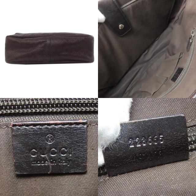 グッチ GUCCI 223665  ディアマンテ  ショルダーバッグ レザー レディース  中古 GUCCI グッチ 223665 ディアマンテ ショルダーバッグ レザー