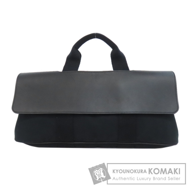 HERMES エルメス トロカホリゾンタルMM トートバッグ キャンバス