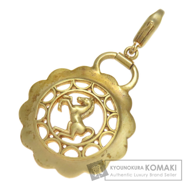 HERMES エルメス 馬モチーフ ペンダントトップ チャーム 金属製