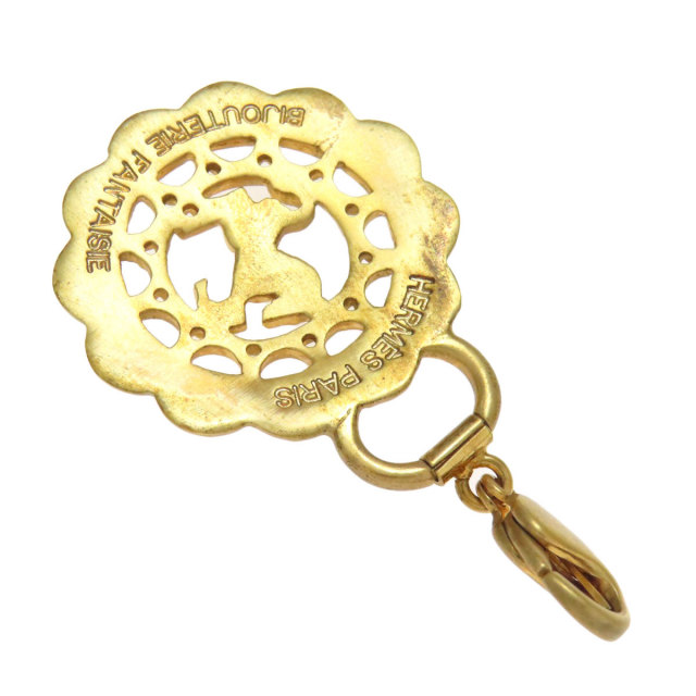 HERMES エルメス 馬モチーフ ペンダントトップ チャーム 金属製