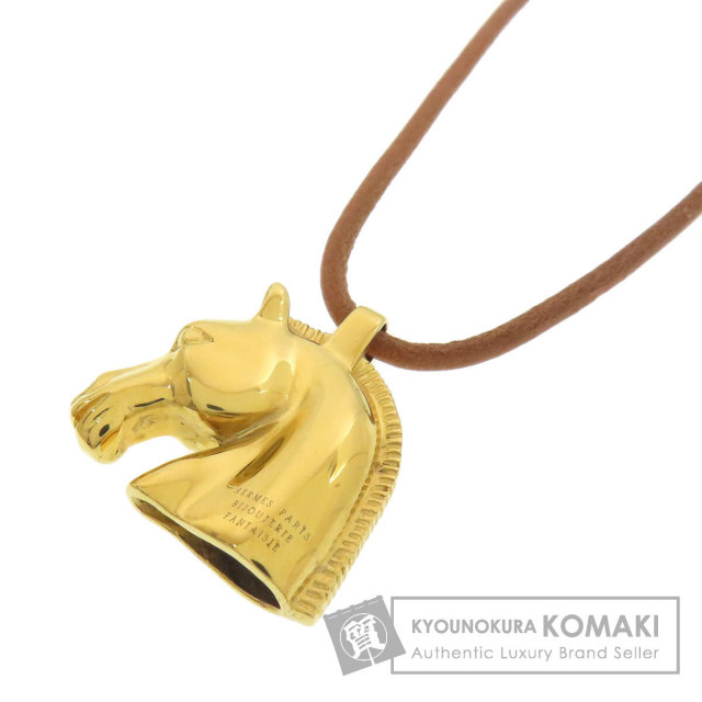 HERMES エルメス アス ドゥクール PM ネックレス GP/スイフト